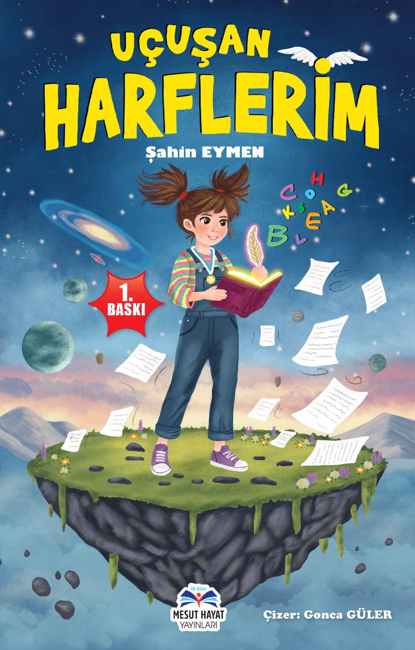 Uçuşan Harflerim Ön Kapak